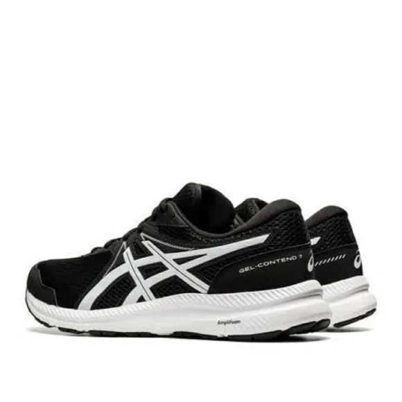 Asics Men's Gel-Contend 7 Running Shoes, Color black -whiteSize 13 Men's, New - Picture 2 of 12